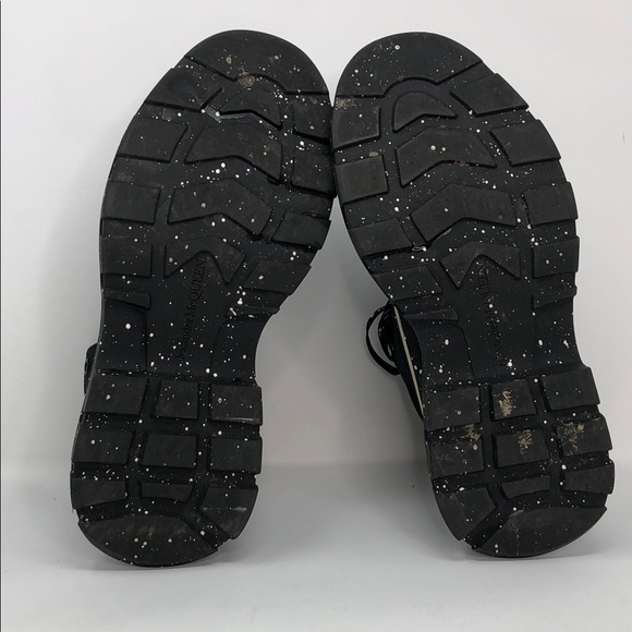 Alexander McQueen Paint Tread Slick High Black 682413 Men’s Sneakers - Size 41 - Picture 13 of 13